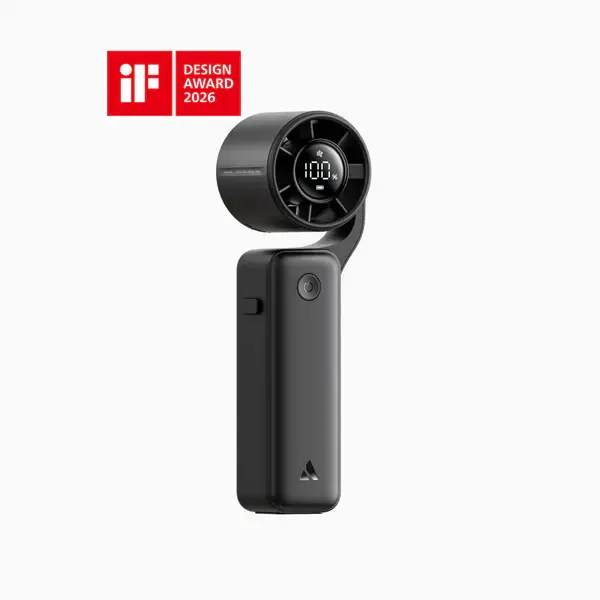 Aecooly AirGimbal 3-in-1 Portable Handheld Fan 3500mAh 15,000RPM 11m/s USB-C