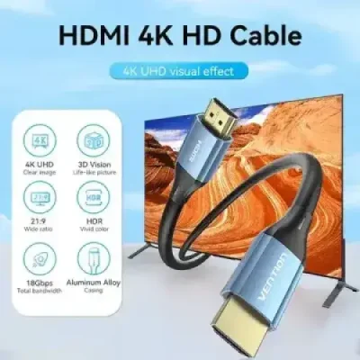 VENTION  ALHSN HDMI Male to Male 4K HD Cable  Aluminum Alloy Type 15M - Image 2