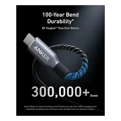 Anker Prime 240W USB-C to USB-C Upcycled-Braided Cable 3ft/6ft - Image 5