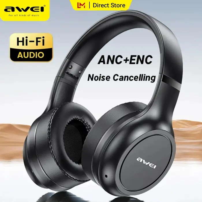 Awei AT5 ANC Wireless Bluetooth Headphone Awei AT5 ANC Wireless Bluetooth Headphone