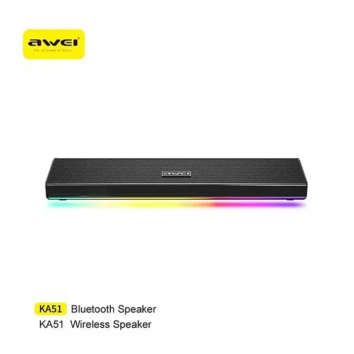 AWEI KA51 12W TWS  Surround Stereo Bluetooth Speaker with RGB...