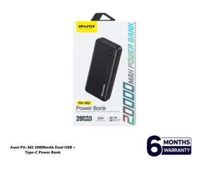 Awei PA-162 20000mAh Dual USB Power Bank - Image 2