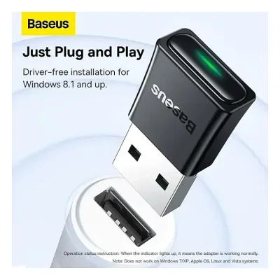 Baseus BA07 5.3 Bluetooth Receiver Adapter - Image 2