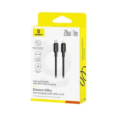 Baseus Silky Series USB-C to Lightning 20W PD Fast Charging Cable - Image 2