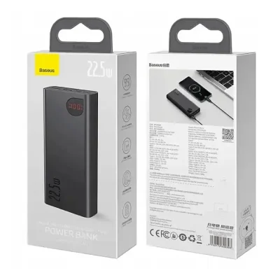 Baseus Power Bank Adaman 22.5w 20000Mah Digital Display Quick Charge Power - Image 3