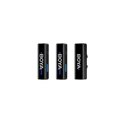 BOYA Boyalink C2 Upgraded 3-in-1  Compact Wireless Microphone, 2  Level Noise Cancelling, 300 Meter  range, 30 hours, Connector 3.5mm  & Type C - Image 3