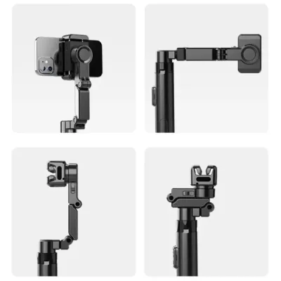 C16 AI Face Tracking Smart Handheld Gimbal Stabilizer Selfie Stick Tripod & Wireless Bluetooth Remote Tripod Stand Mount for IOS Android Phone - Image 3