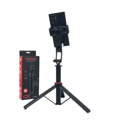 C22 AI Face Tracking 360° Rotating Selfie Stick Tripod with Bluetooth Remote & Auto Tracking Gimbal - Image 2