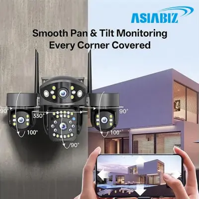 Champion 3 Lens Outdoor WiFi IP Camera - Image 2