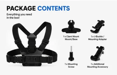 Adjustable Chest Mount Camera Holder with 360° Rotation - Image 4
