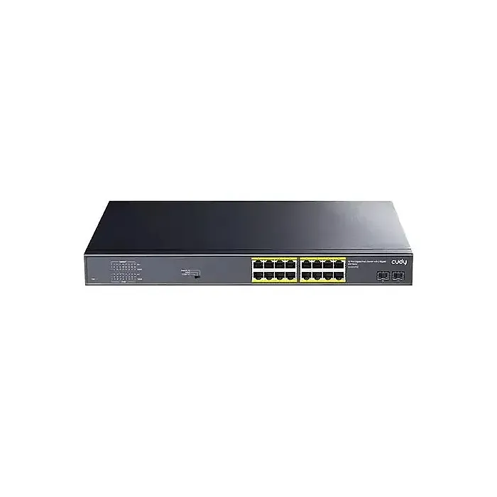 CUDY GS1020PS2 16-Port Gigabit PoE+ Switch 280W 2×Uplink 2×Combo...