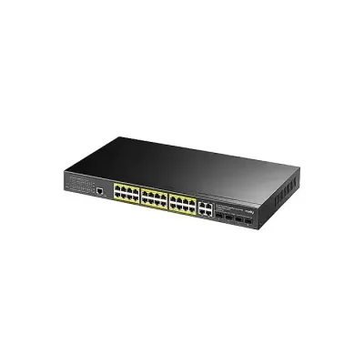 CUDY GS2028PS4 24-Port Gigabit PoE+ Switch 400W 2×SFP + 2 Uplink CCTV VLAN - Image 2