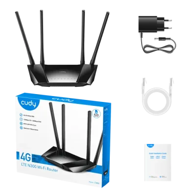 CUDY LT400-(N300)-Single Band 4G LTE SIM Wi-Fi Router 300Mbps Wireless N Router - Image 5