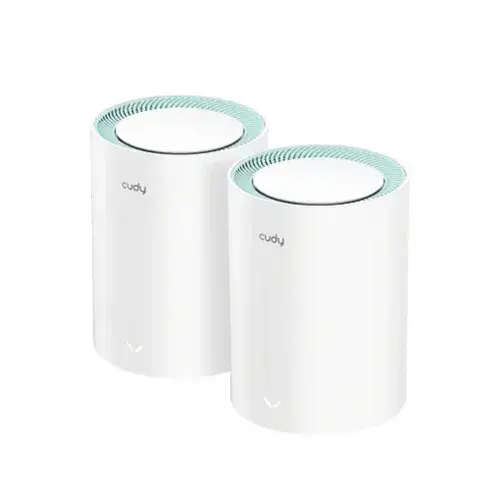 CUDY M1500-(2Pack)-AX1500 Dual-Band Mesh Wi-Fi 6 System Gigabit Router