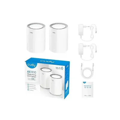 CUDY M1800-(2Pack)-AX1800 Dual-Band Mesh Wi-Fi 6 System Gigabit Router - Image 3