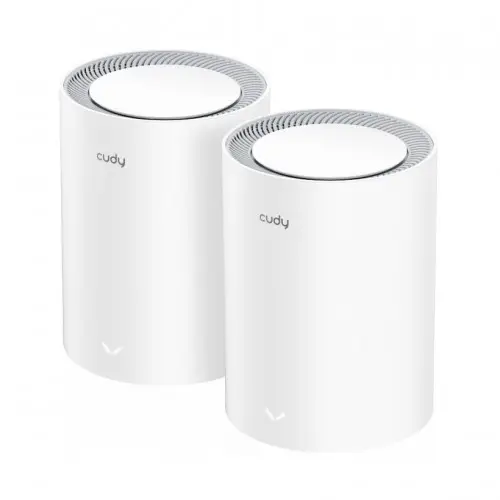 CUDY M1800-(2Pack)-AX1800 Dual-Band Mesh Wi-Fi 6 System Gigabit... CUDY M1800-(2Pack)-AX1800 Dual-Band Mesh Wi-Fi 6 System Gigabit...