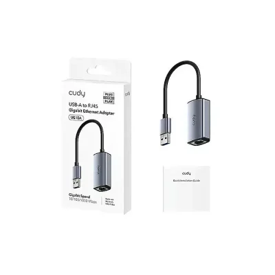 CUDY UE10A USB-A 3.0 to Gigabit Ethernet Adapter RTL8153B 1Gbps LAN Converter - Image 2
