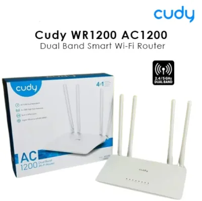 CUDY WR1200-(AC1200)-Dual-Band Smart Wi-Fi Router AC1200 Wi-Fi 5 Router - Image 4
