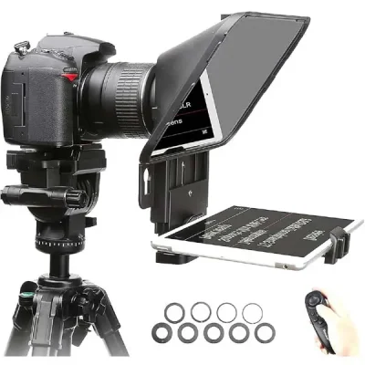 Desview T3 Teleprompter Third Generation Phone/ Tablet/ DSLR Teleprompter work Remote Control - Image 2