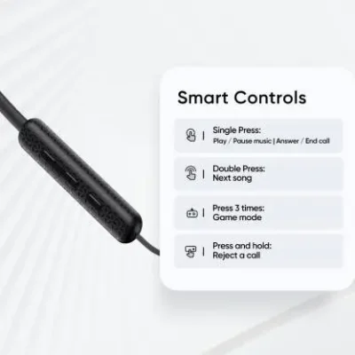 Realme Dizo Wireless Active Bluetooth Neckband with 11.2mm Bass Boost, ENC & Bluetooth V5.3 Earphone - Image 4