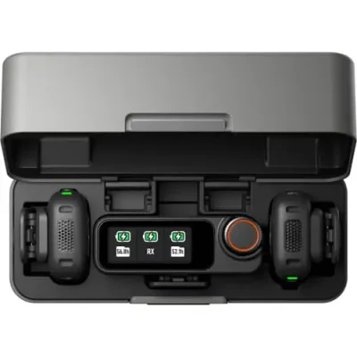 DJI Mic 3 2-Person Compact Wireless Microphone System/Recorder for Camera & Smartphone - 2 TX+1 RX+CC - Image 3