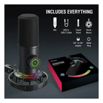 FIFINE K658 USB Dynamic Cardioid Podcast Microphone - Image 2