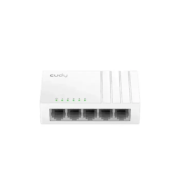 CUDY FS105D 5-Port 10/100Mbps Fast Ethernet Desktop Switch Plug & Play CUDY FS105D 5-Port 10/100Mbps Fast Ethernet Desktop Switch Plug & Play