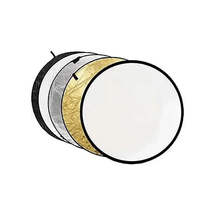 Godox 110cm 5 in 1 Collapsible Reflector Disc (Gold/Silver/Black/...