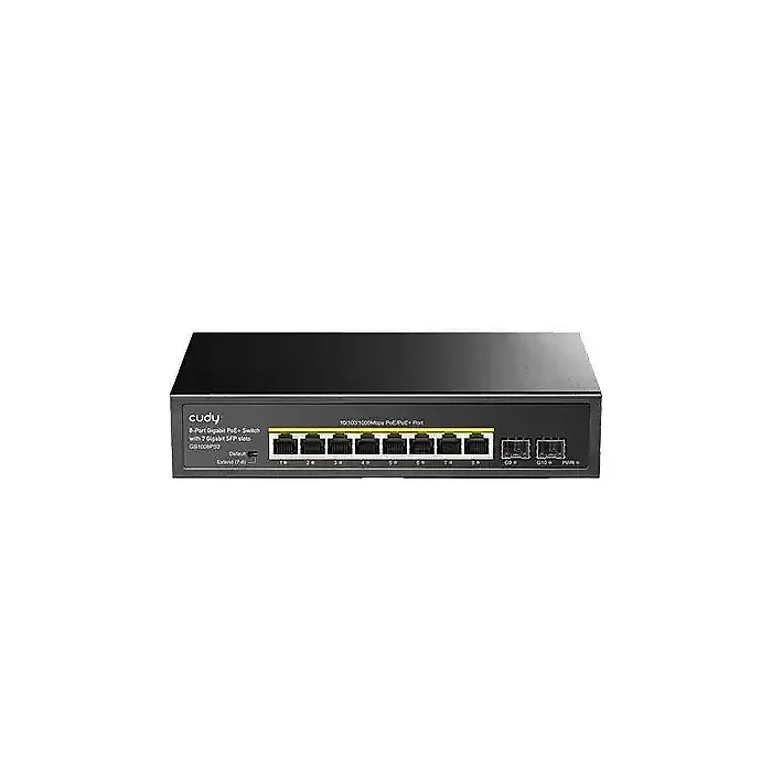 CUDY GS1008PS2 8-Port Gigabit PoE+ Switch 120W 2×SFP Metal Case