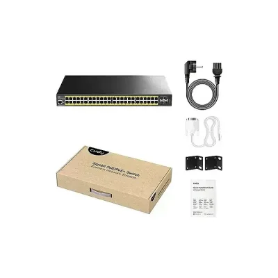 CUDY GS2048PS4 48-Port Gigabit PoE++ L2 Managed Switch 4×10GbE SFP+ 720W - Image 3