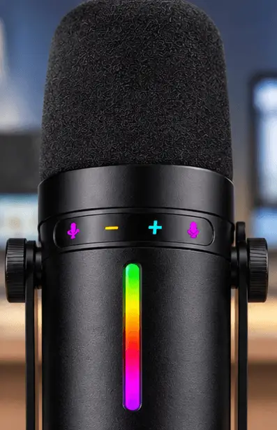HIVE DX10 USB/XLR Dynamic studio Microphone with RGB lighting - Image 4