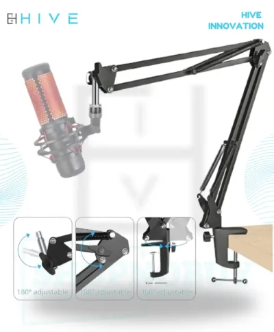 HIVE ST-100 Professional Recording Microphone Table Stand - Image 5