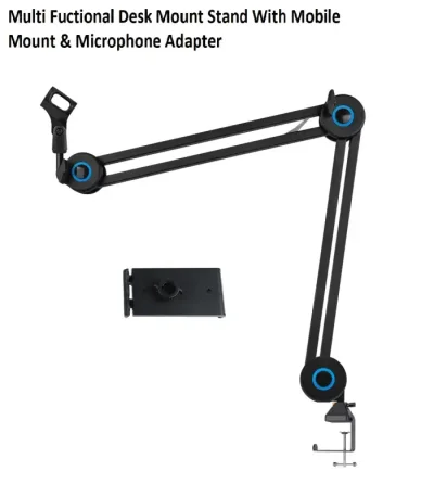 HIVE ST-200 Multi-Functional Desk setup Stand & Microphone Boom Arm - Image 2
