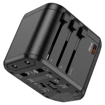 Hoco AC15 Walker 3-Port PD20W+2USB Universal Conversion Charger adapter - Image 3