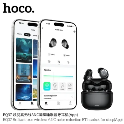 Hoco EQ37 Brilliant ANC Sleep Earbuds - Image 3