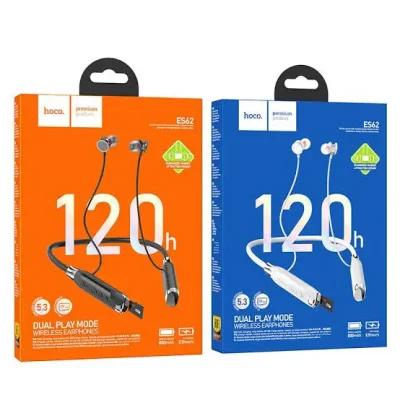 Hoco ES62 Pretty with Mic Dual Play Mode Neckband Bluetooth Earphone - Image 5