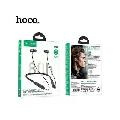 Hoco ES70 Long Battery Backup Bluetooth Neckband - Image 2
