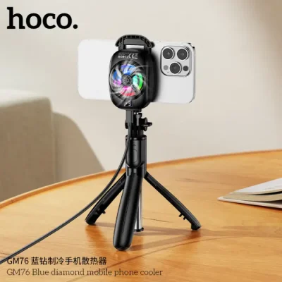 Hoco GM76 Blue Diamond Mobile Phone Cooler - Image 5