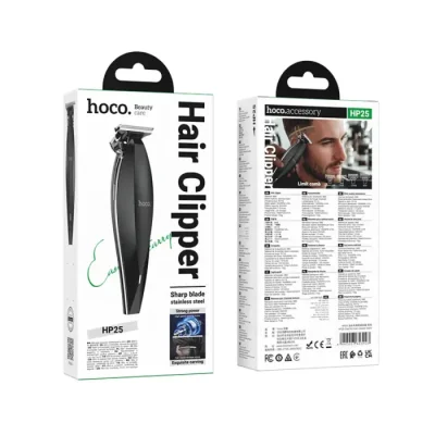 Hoco HP25 Electric Rechargeable Hair Trimmer Clipper - Image 3