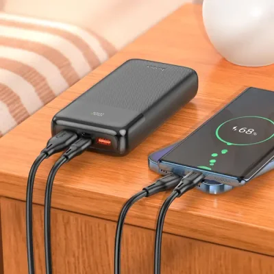 Hoco J121A Fast 22.5W+PD20W Fully Compatible Power Bank with Digital Display 20000 mah - Image 2