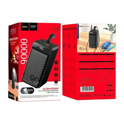 HOCO J123D 22.5W+PD20W 90000mAh Fully Compatible Digital Display Power Bank - Image 2