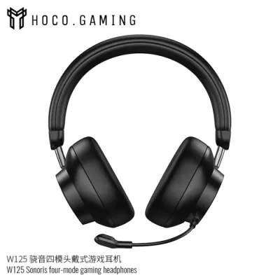 Hoco W125 Sonoris 4-Mode Gaming wireless Headphone for connection modes USB 2.4G + Type-C 2.4G + Bluetooth + AUX - Image 5