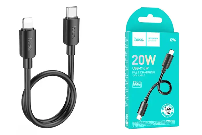 Hoco X96 20W Type C to Lightning Cable