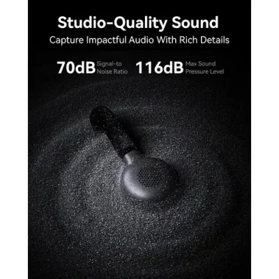 Hollyland LARK M2S DUO 2-Person Wireless Microphone System with USB-C Connector for Mobile Devices (2.4 GHz, Space Gray) - Image 3