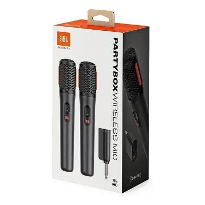 JBL Wireless Microphone System 2-Pack Dual Handheld Mic with Receiver for Karaoke & Events - Image 3