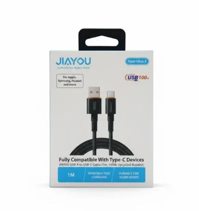 Jiayou FLASH ULTRA-5 USB TO TYPE-C 100w Fast Charging cable - Image 2