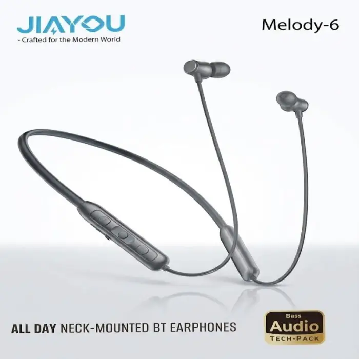 JIAYOU Melody 6 Neckband Mounted Bluetooth Earphone