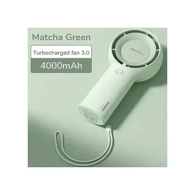 JISULIFE FA43 Handheld Turbo Fan ( Life5 Plus) 4000mAh/6000mAh 5-Speed Portable Pocket Fan, Up to 16–18H Cooling Time - Image 5
