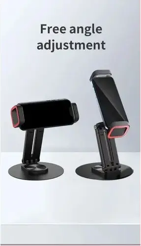 Jmary MK-63 Mobile Phone Tablet Desk Holder Stand Foldable - Image 2