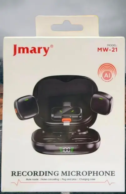 Jmary MW-21 Wireless Dual Microphone Type-C and Lightning transmiter